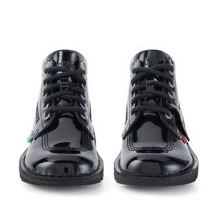 Kickers Patent Leather Booties